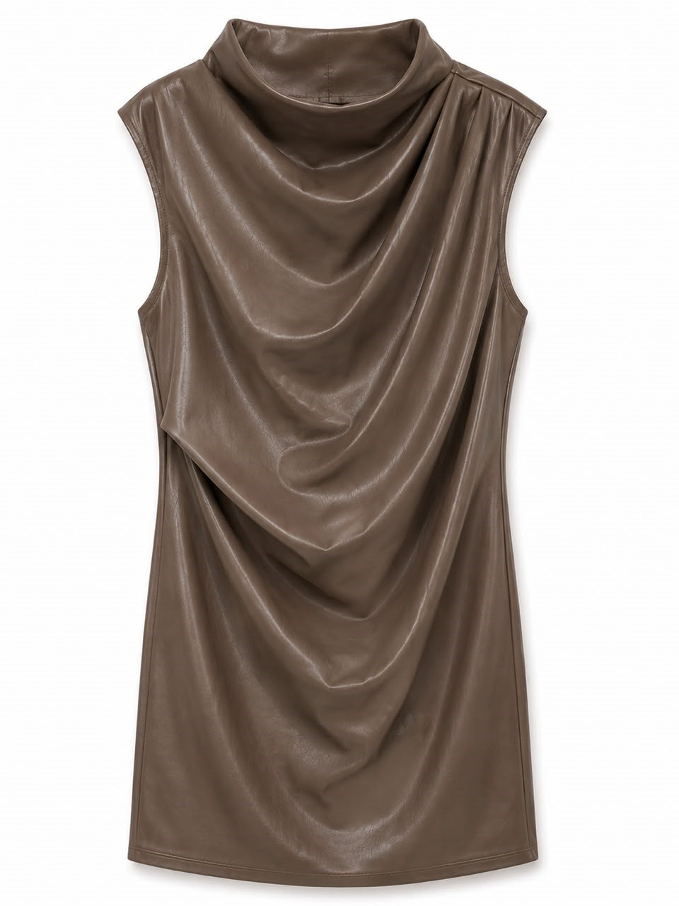 VESTIDO DAMA VINI PIEL CAFE 1XL