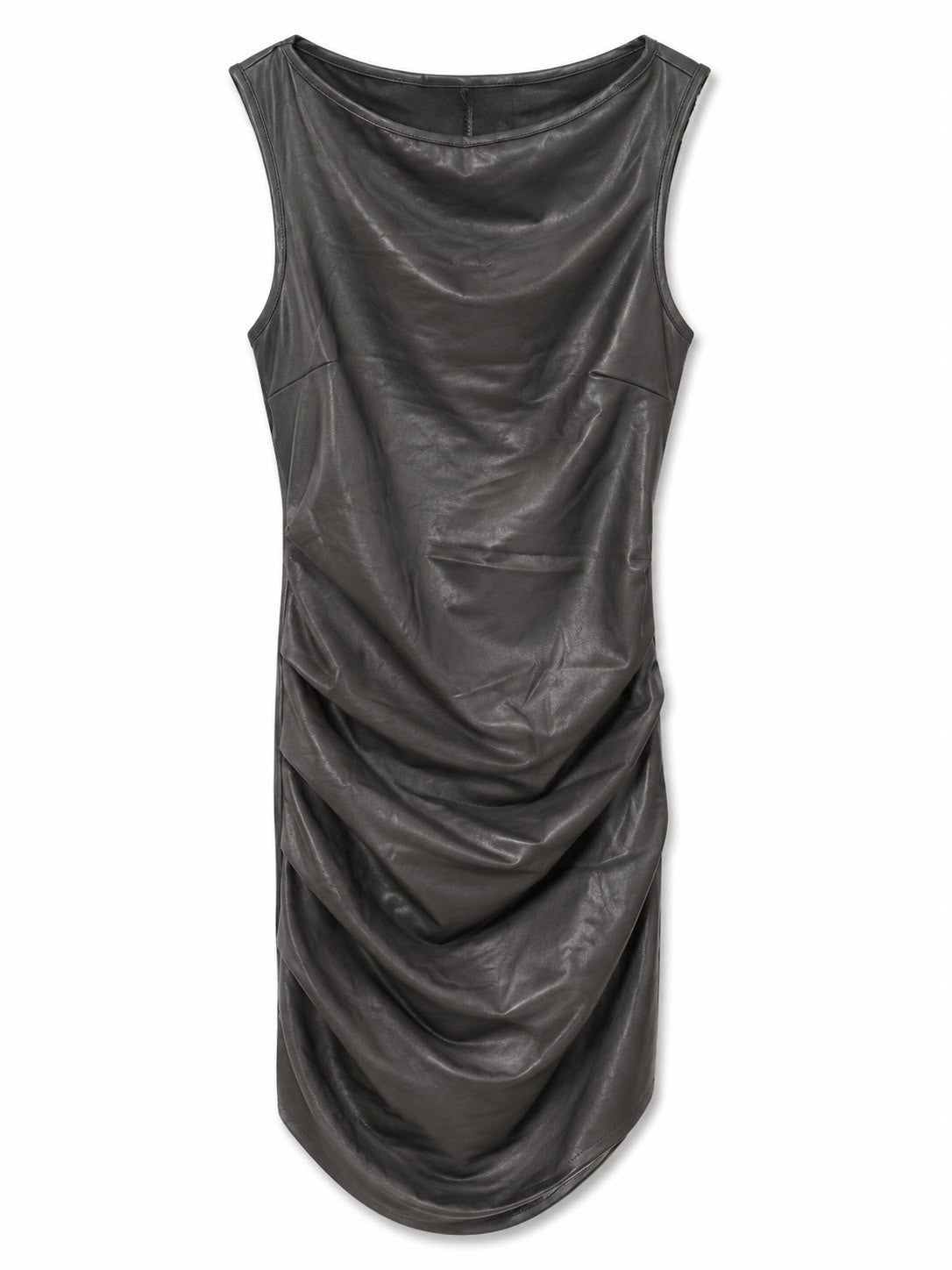 VESTIDO VINIPIEL DAMA NEGRO S