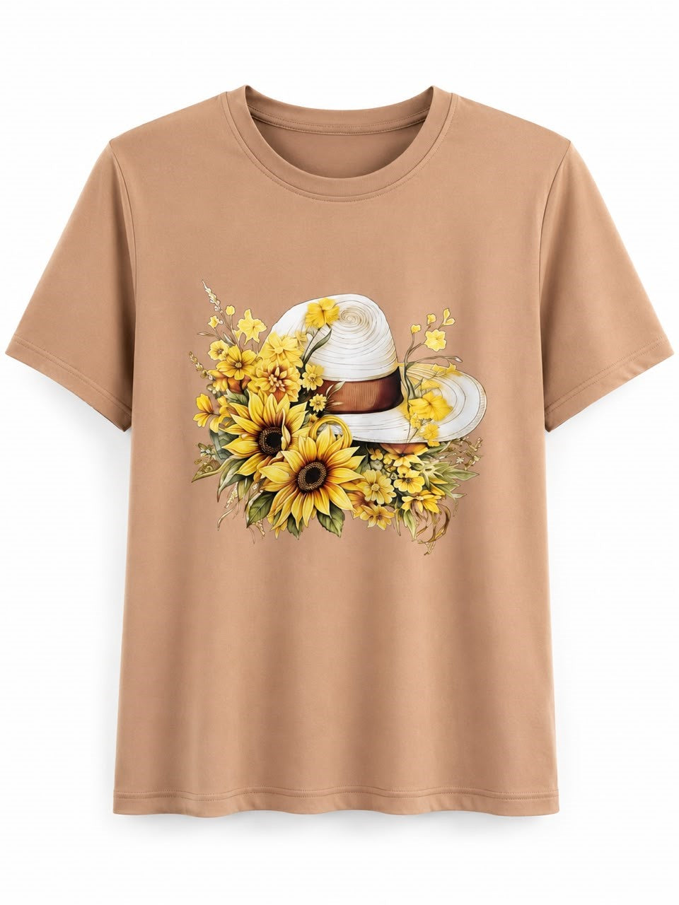 BLUSA DAMA ESTAMPADA CAFE S
