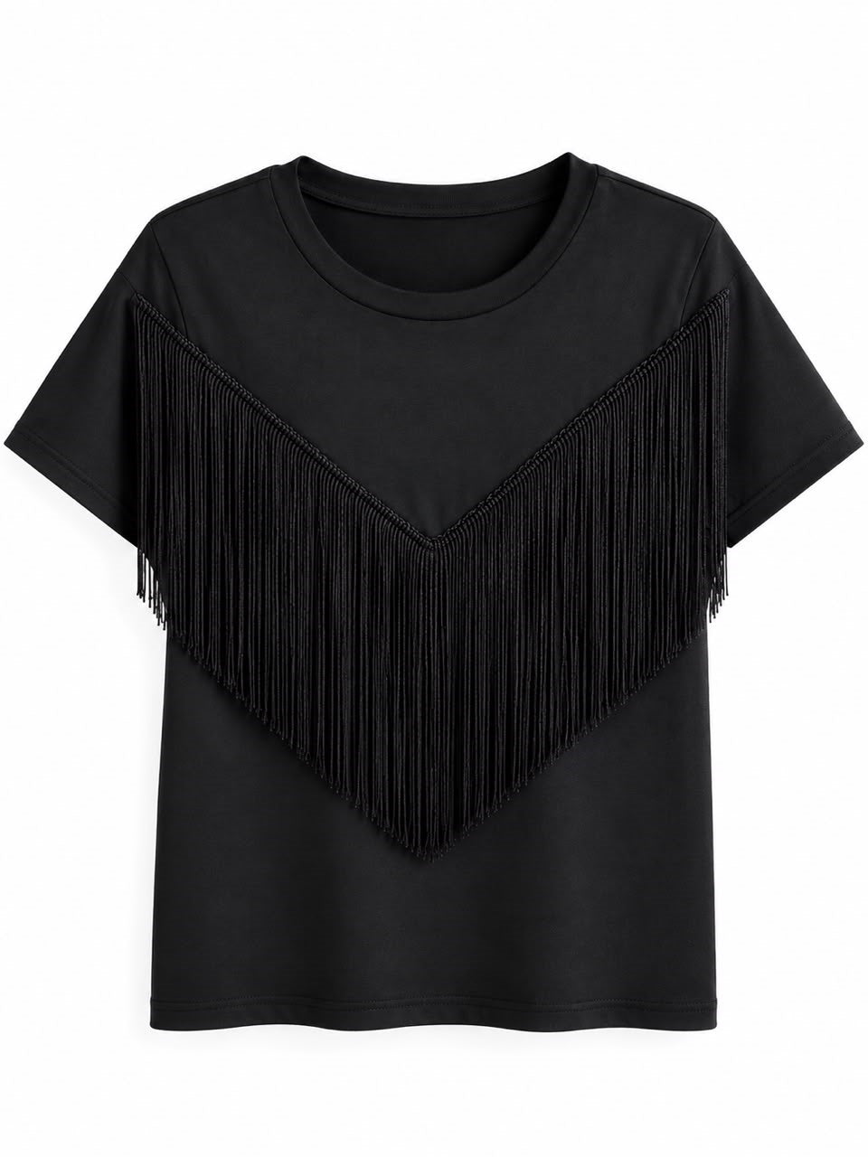 BLUSA DAMA BARBAS NEGRA M