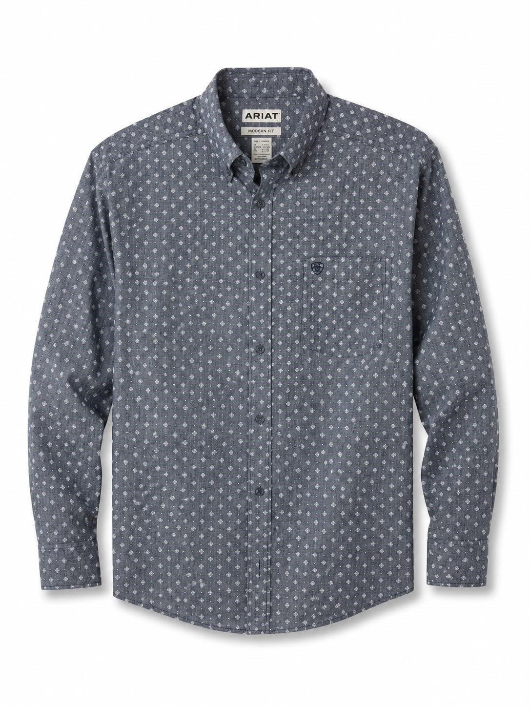 CAMISA ARIAT CAB ORIG GRIS L