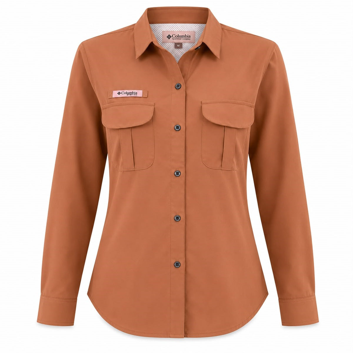 CAMISA DAMA COLUMBIA NARANJA G