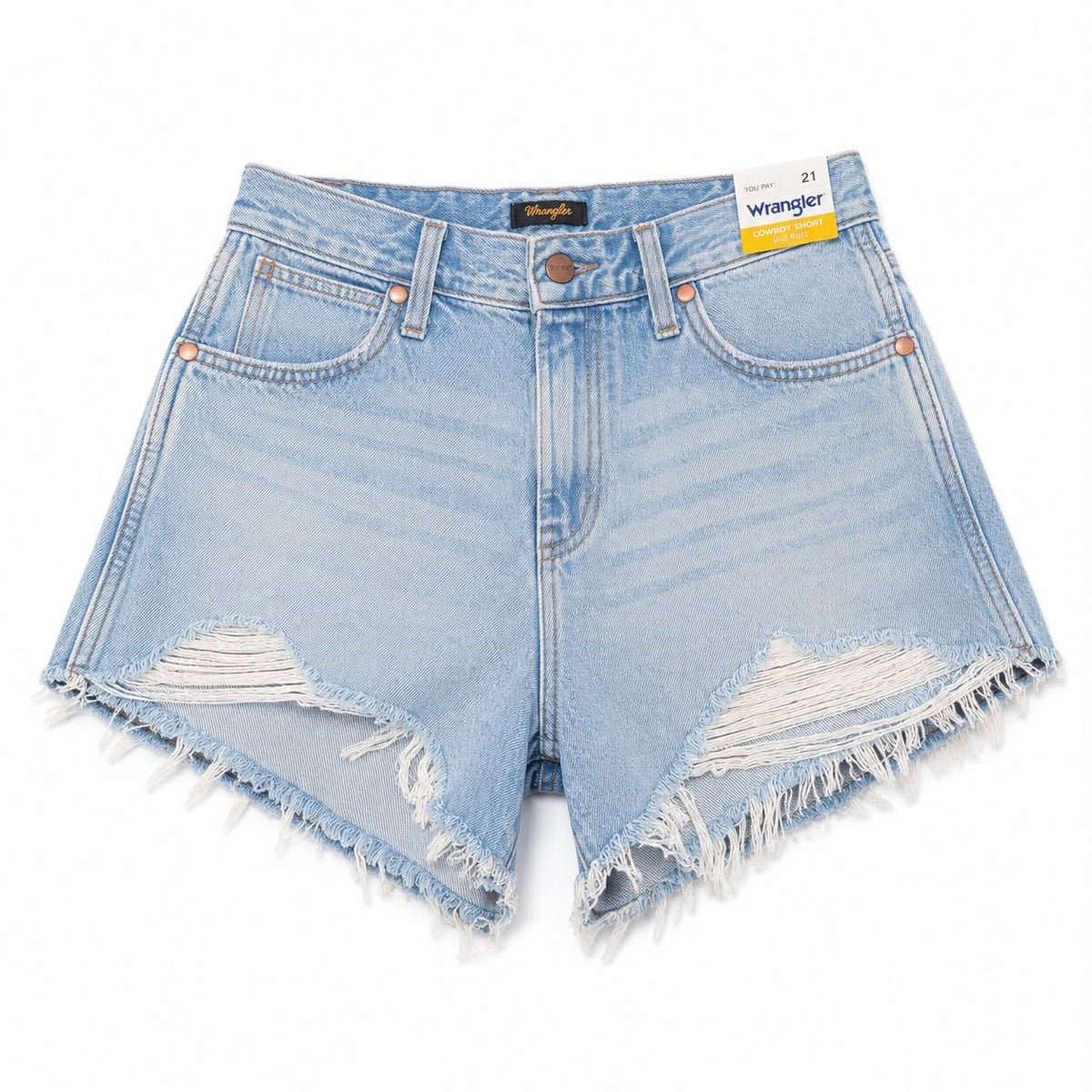SHORT WANGLER MEZCLILLA BAJITO 27