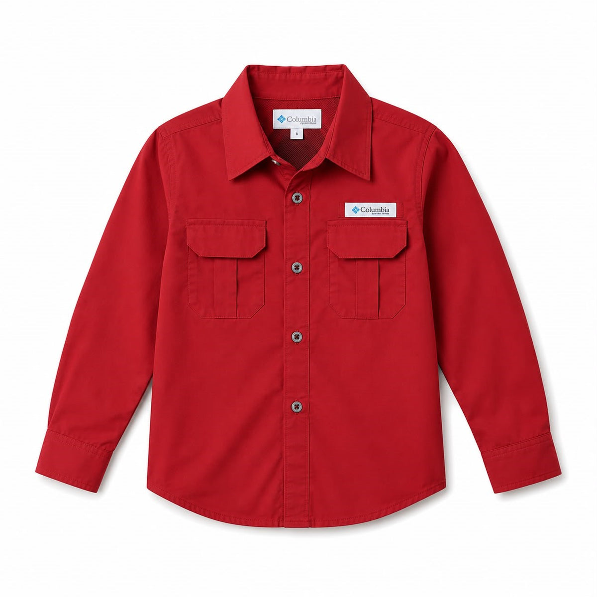 CAMISA NIÑO COLUMBIA ROJO 8