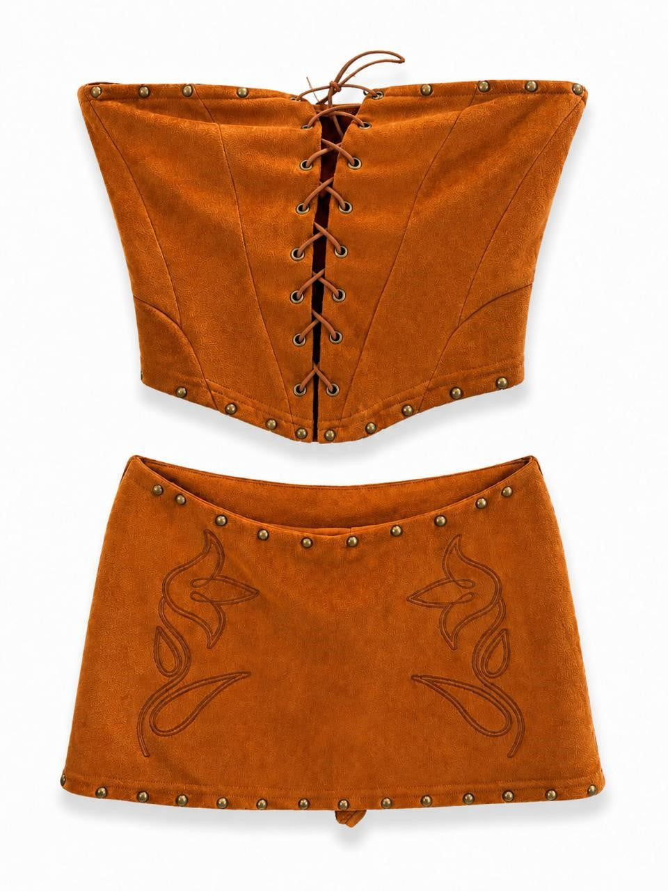 CONJUNTO DAMA CORSET TERCIO PELO CAFE S