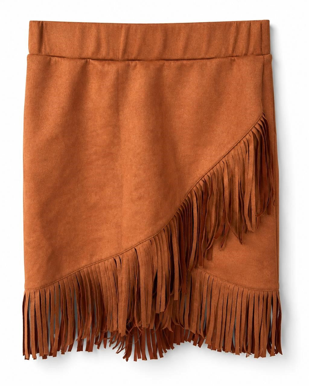 FALDA DAMA TERCIO PELO BARBAS MARRON S