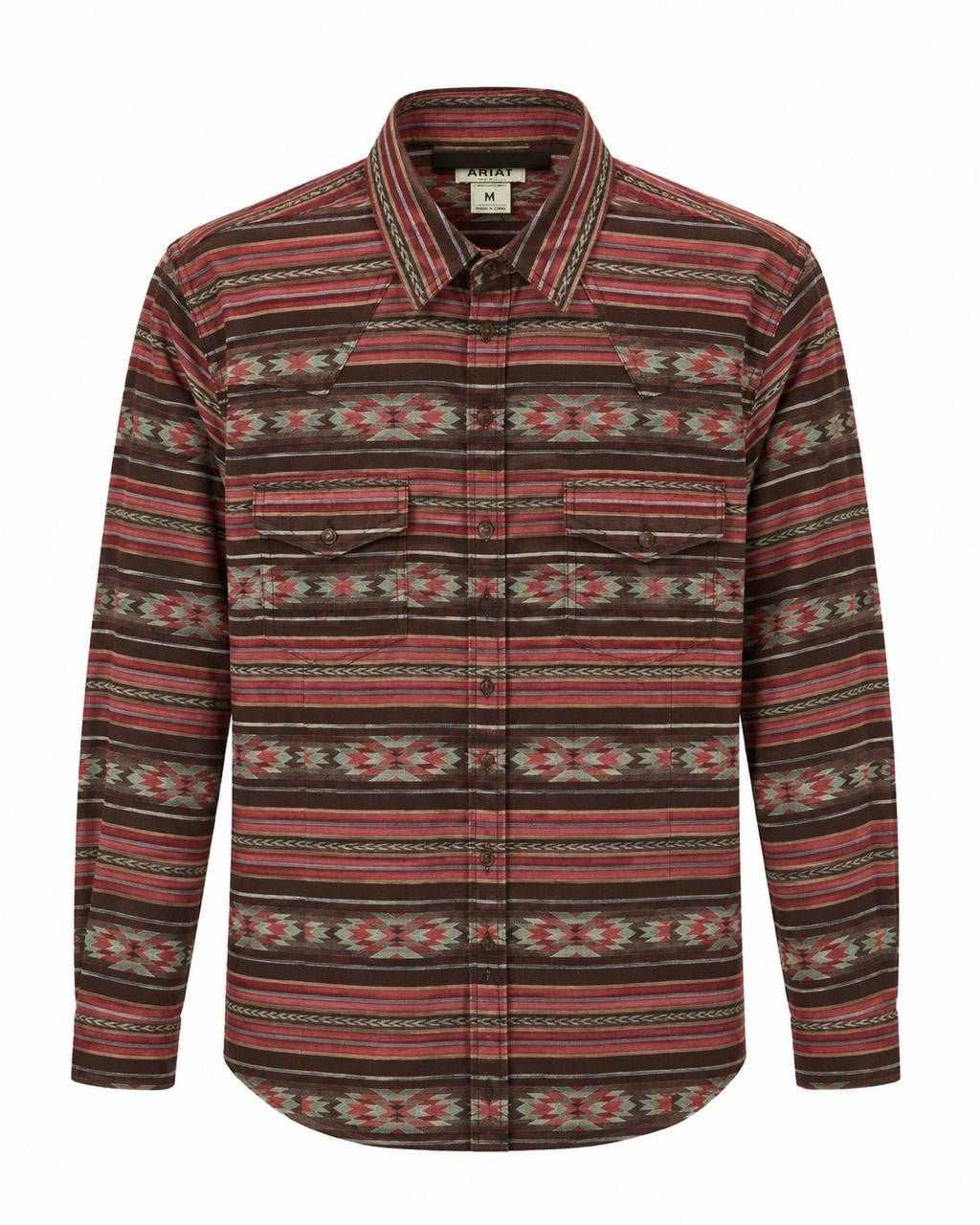 CAMISA DAMA ARIAT ORIG CAFE XL