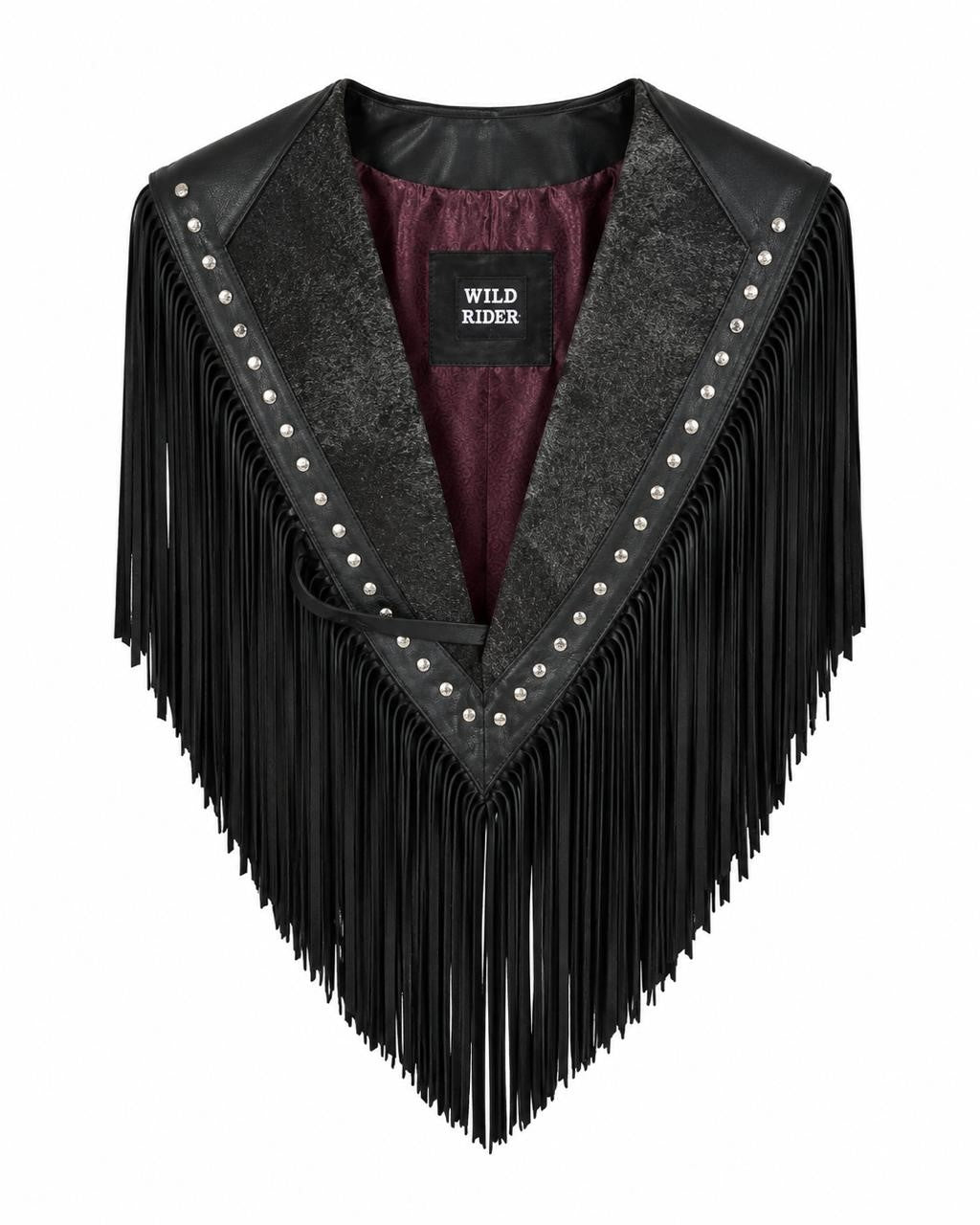 PONCHO DAMA BARBAS NEGRO