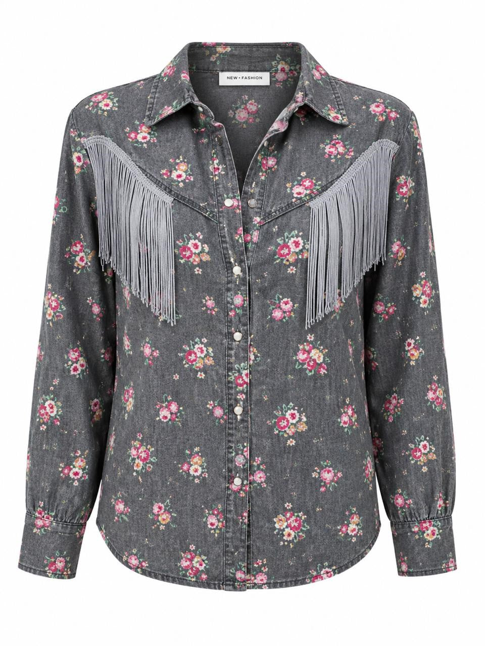 CAMISA DAMA AZUL M