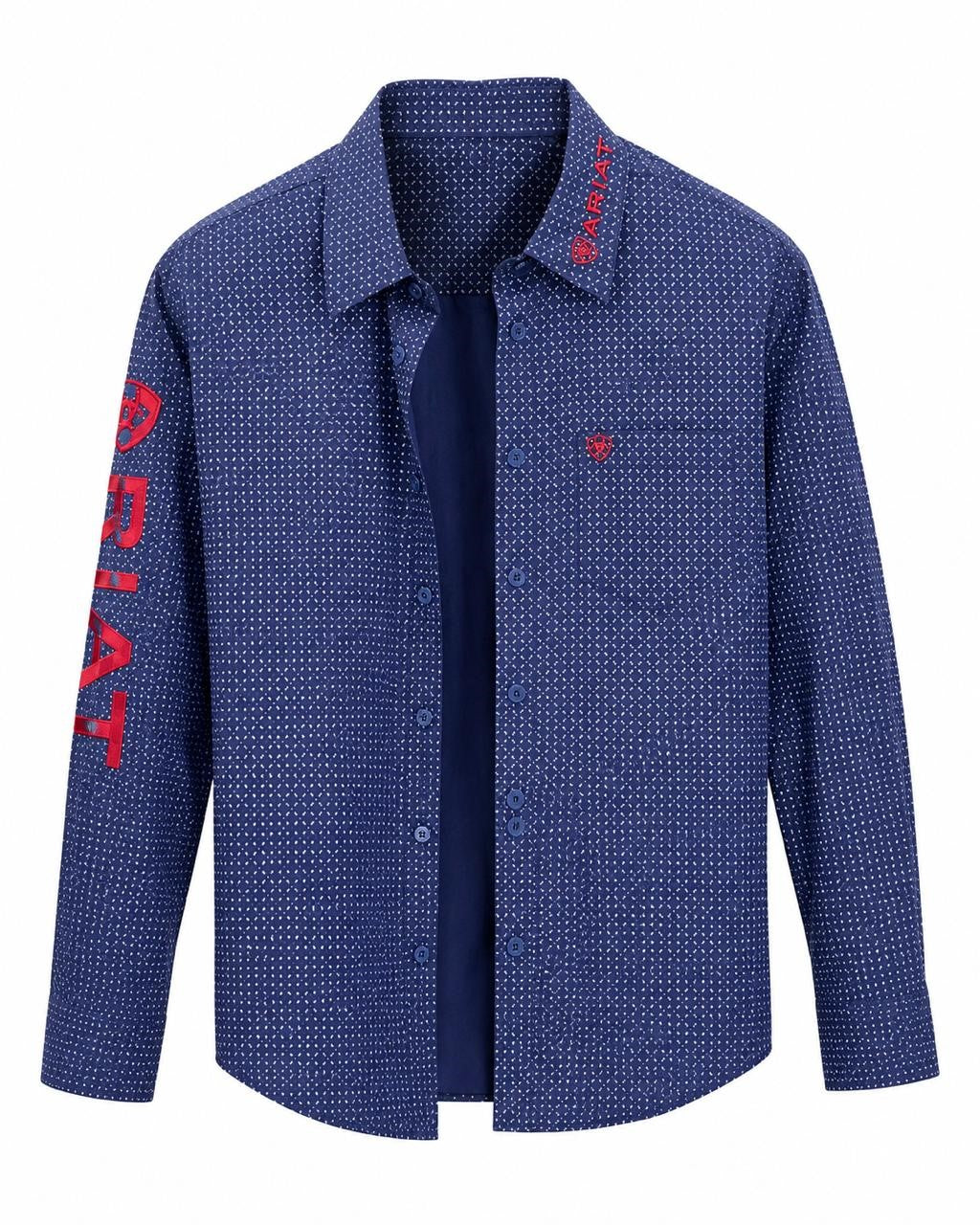 CAMISA DAMA ARIAT ORIG AZUL S