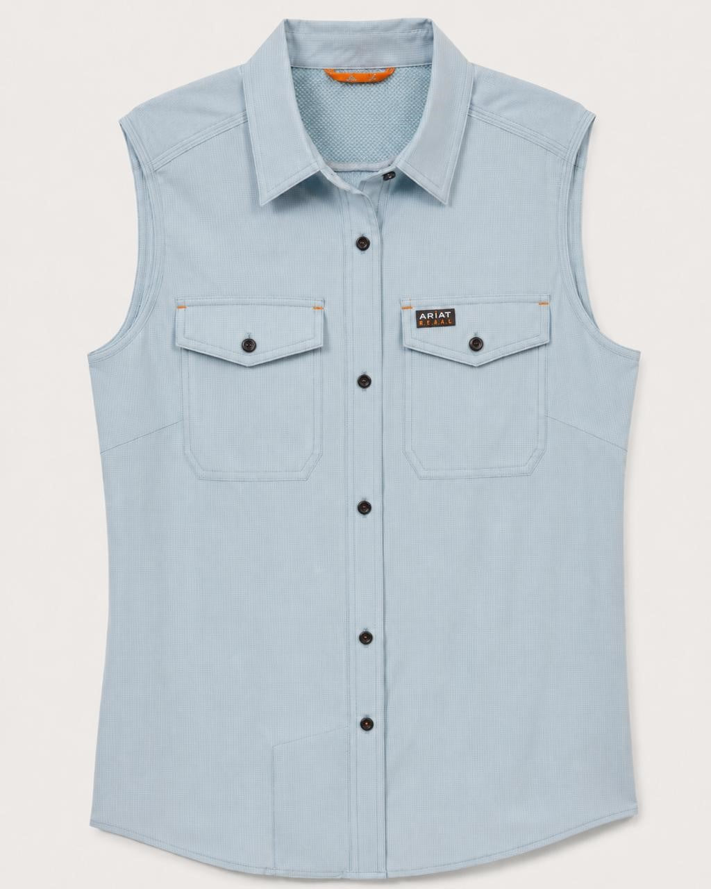 CAMISA DAMA S/MANGAS ARIAT ORIG AZUL M