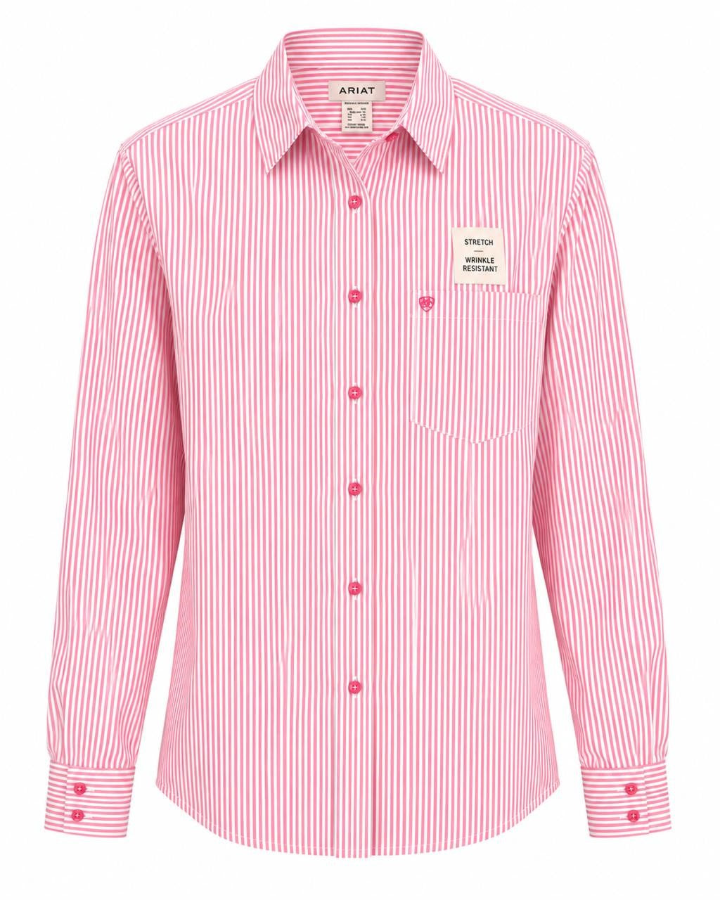 CAMISA DAMA ARIAT ORIG ROSA XXL