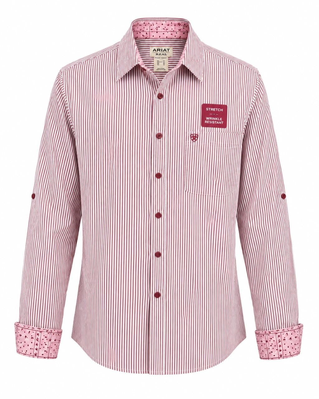 CAMISA DAMA ARIAT ORIG GUINDA 1X