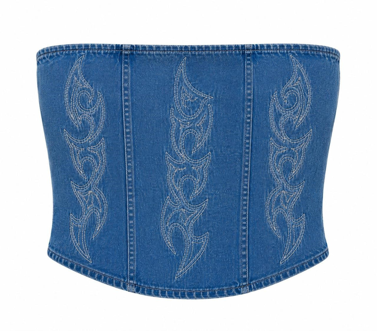 TOP DAMA DENIM AZUL S
