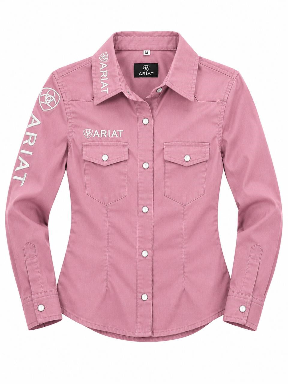 CAMISA ARIAT NIÑA ROSA CH