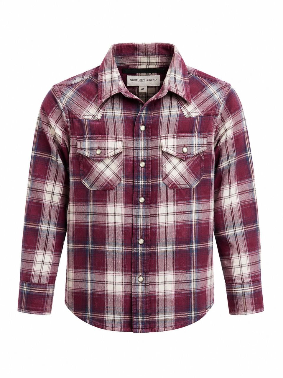 CAMISA ARIAT NIÑA ORIG ROJA S