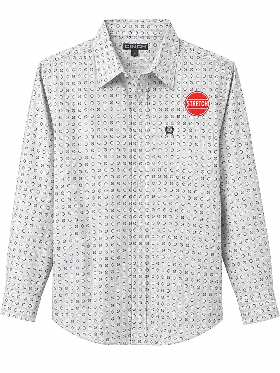 CAMISA DAMA CINCH CUADROS MORADO M