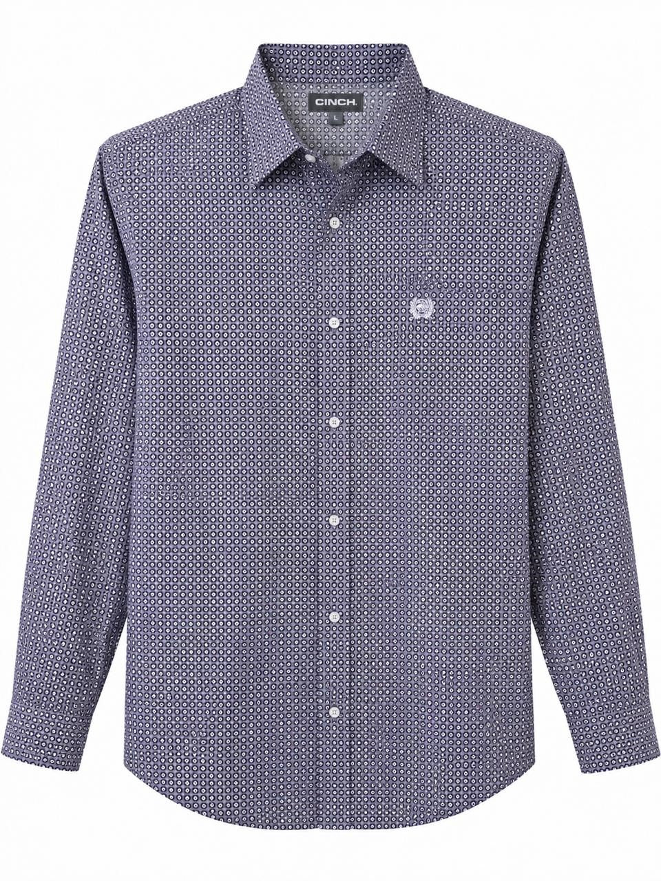 CAMISA DAMA CINCH DE PUNTOS GRIS M
