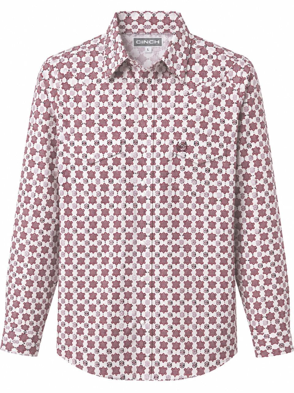 CAMISA DAMA CINCH VERDE/ROSA  M