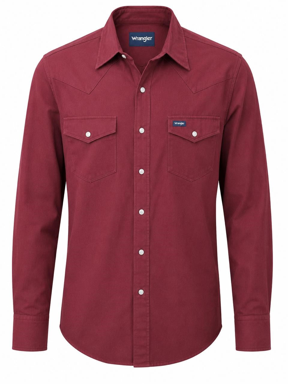 CAMISA WRANGLER ORIG CAB GUINDA M
