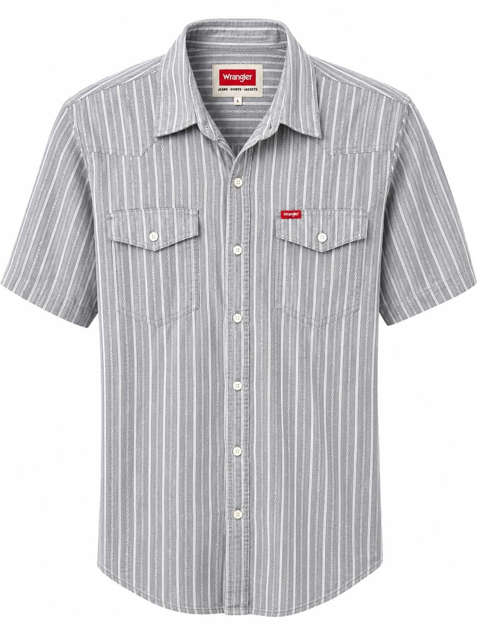 CAMISA WRANGLER ORIG ECO CAB GRIS 2XL