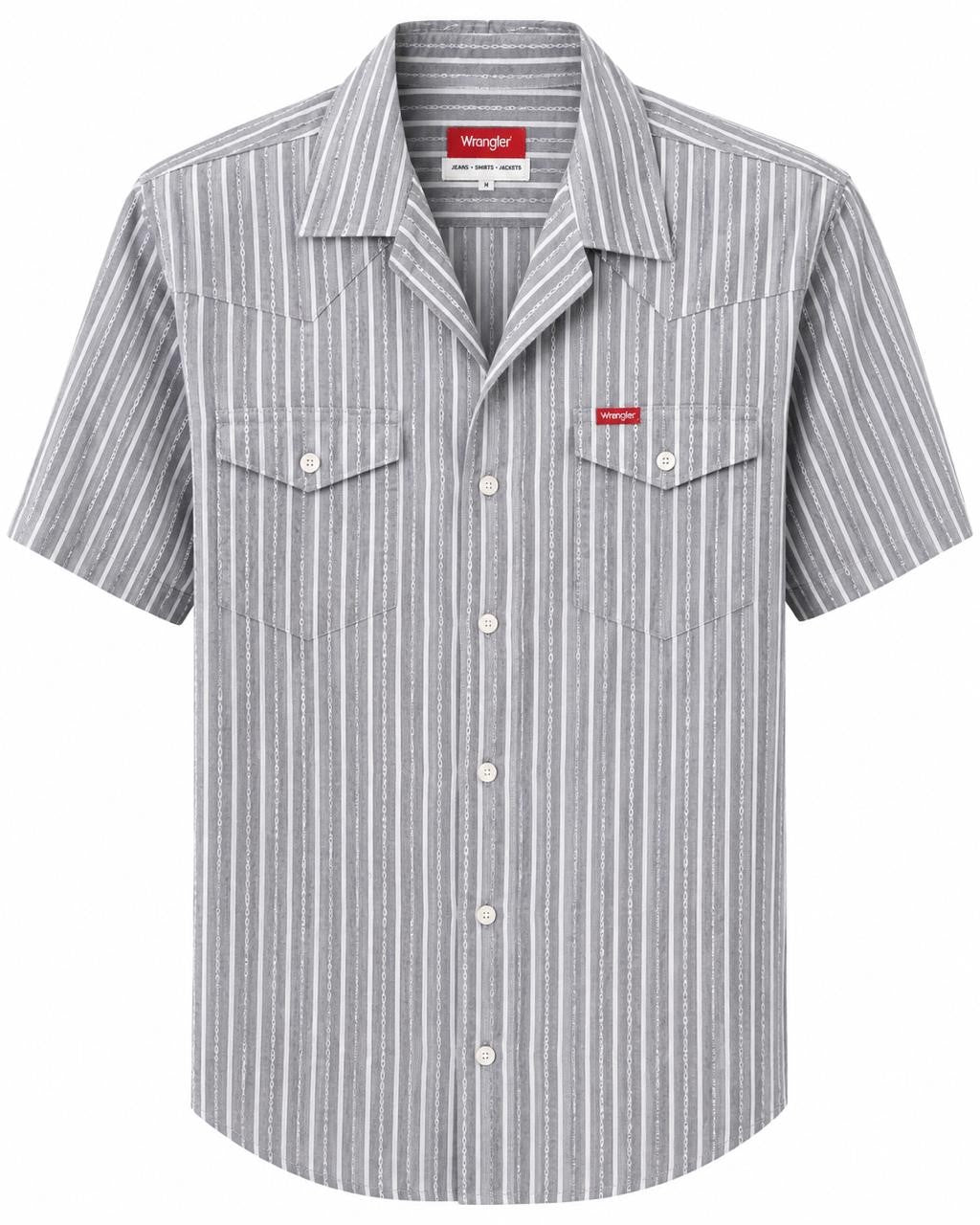 CAMISA WRANGLER CAB ORIG GRIS ECO M
