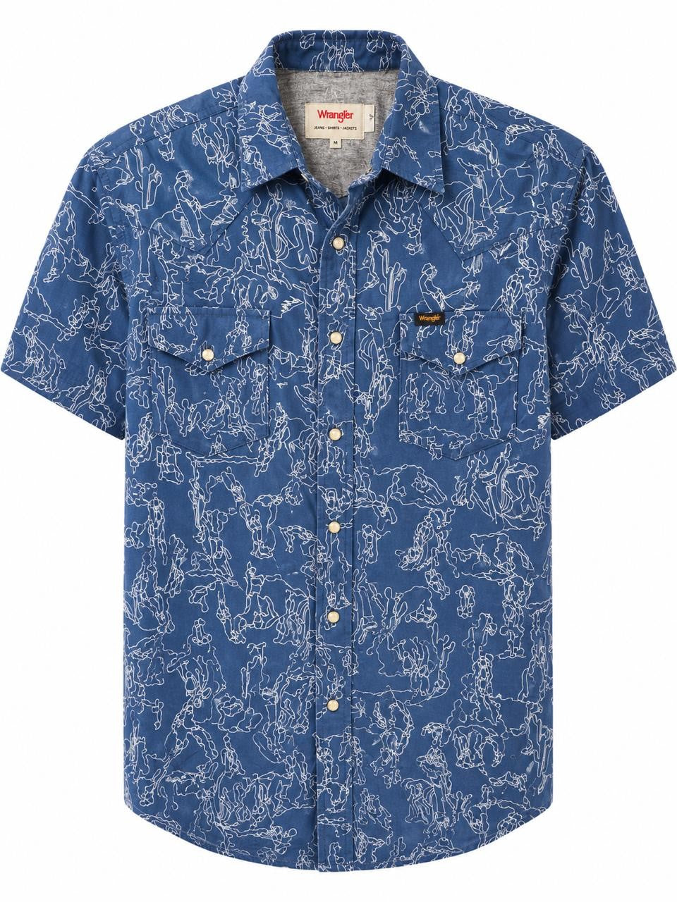 CAMISA WRANGLER ORIG ECO CAB AZUL S