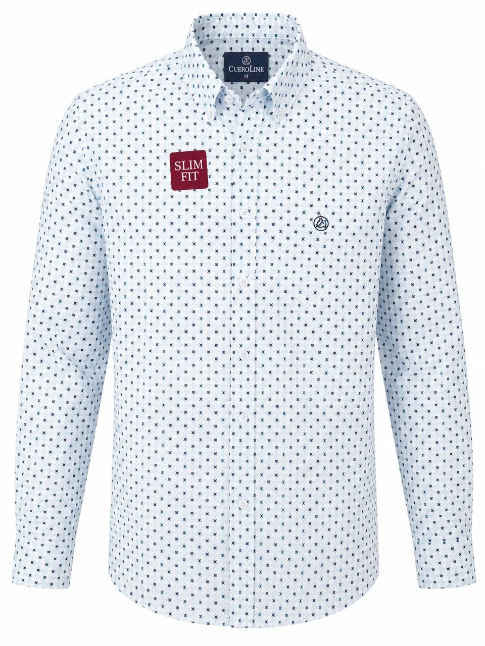 CAMISA CABALLERO ESTRELLA AZUL CIELO L
