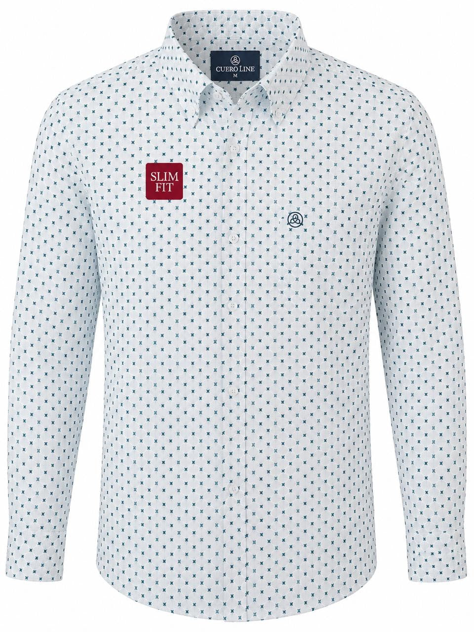 CAMISA CABALLERO ESTRELLA AZUL CIELO M