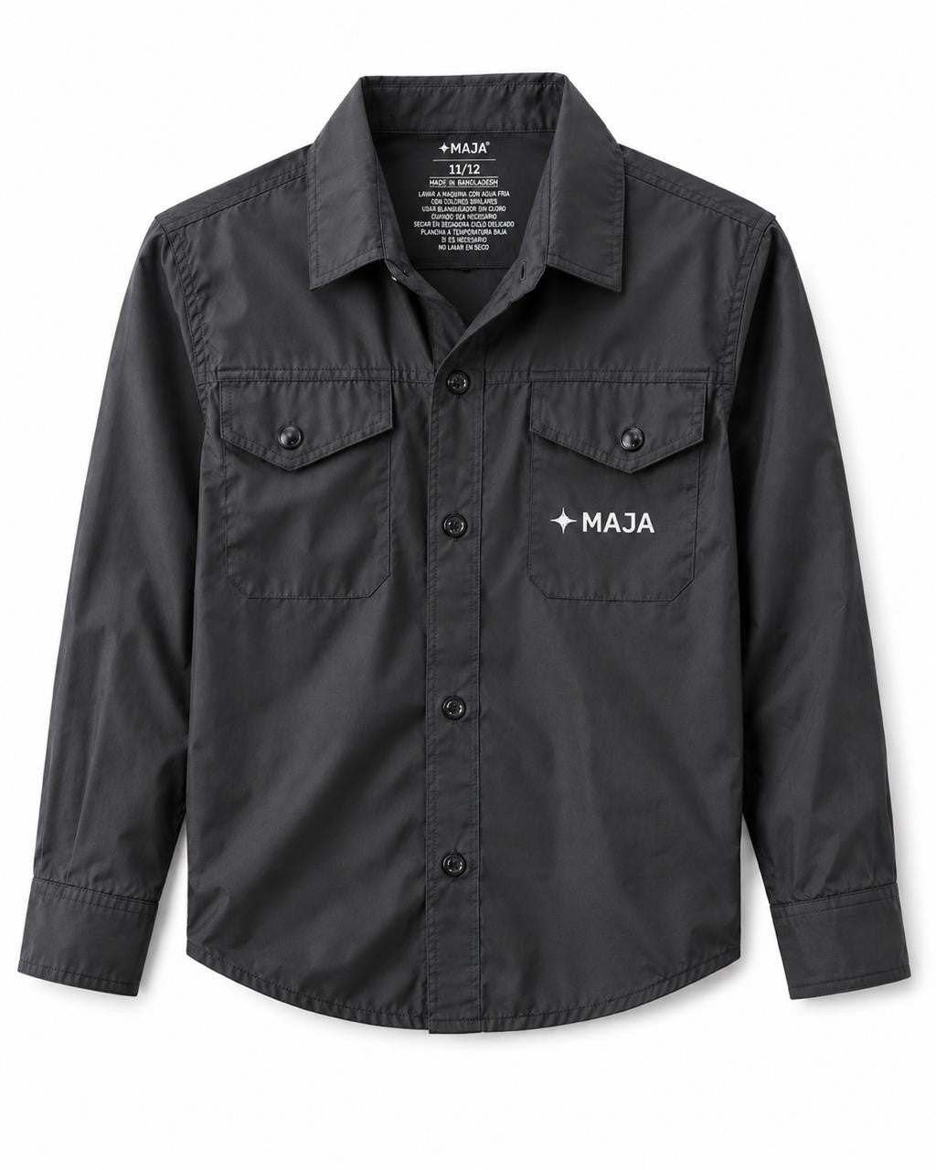 CAMISA NIÑO MAJA NEGRO 6
