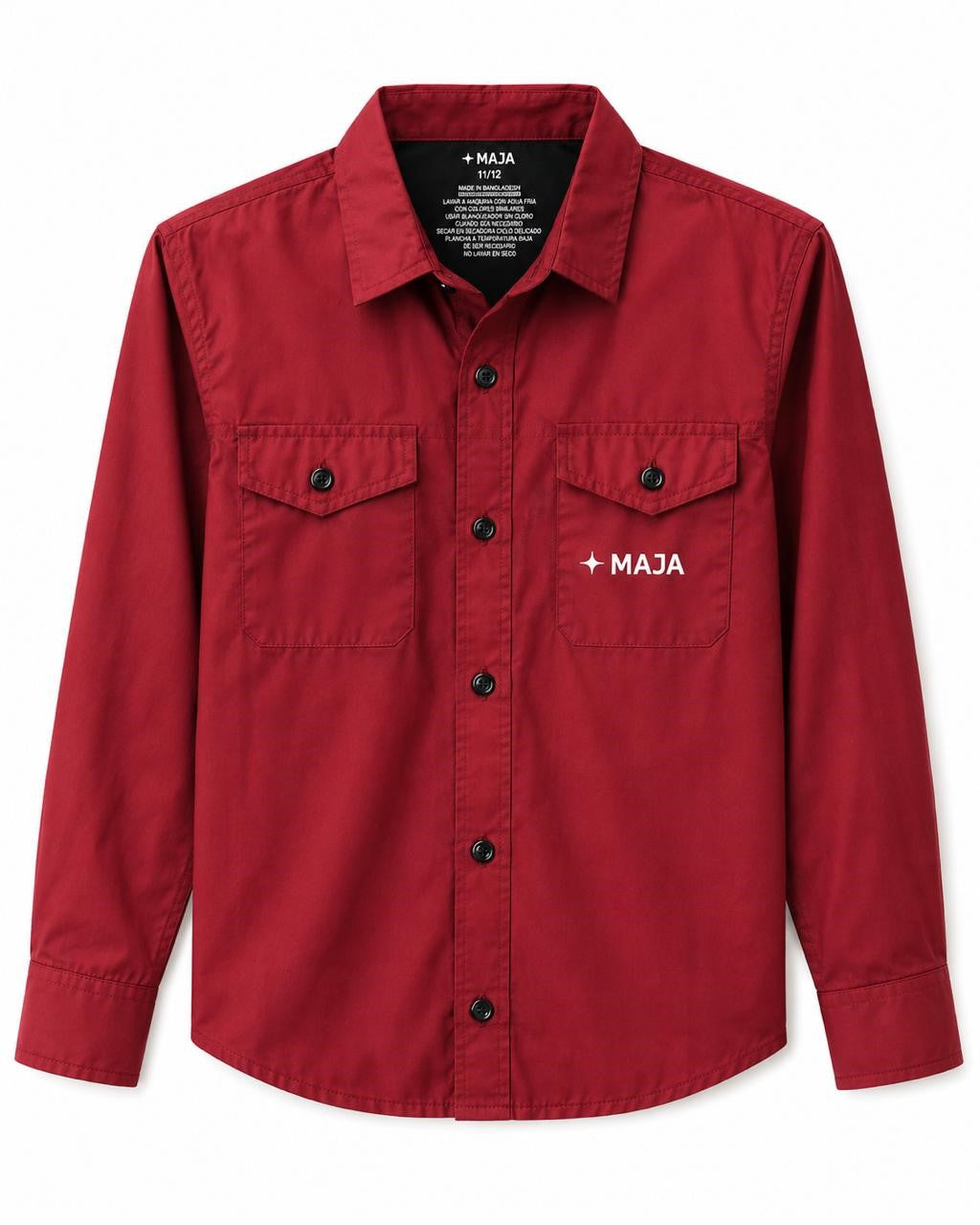 CAMISA NIÑO MAJA GUINDA 6