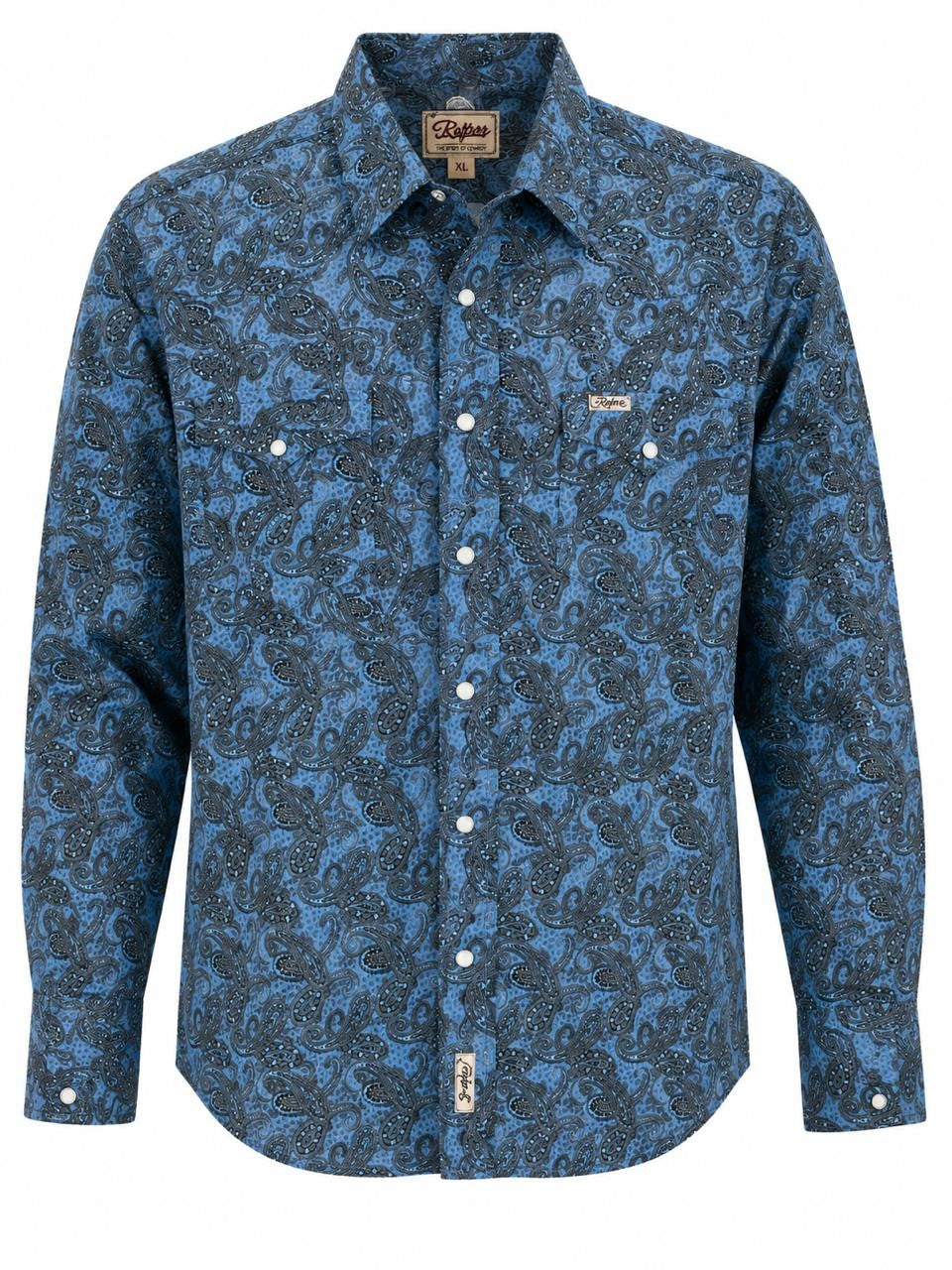 CAMISA CABALLERO RAFTER ESAMPADO PALIACATE AZUL M