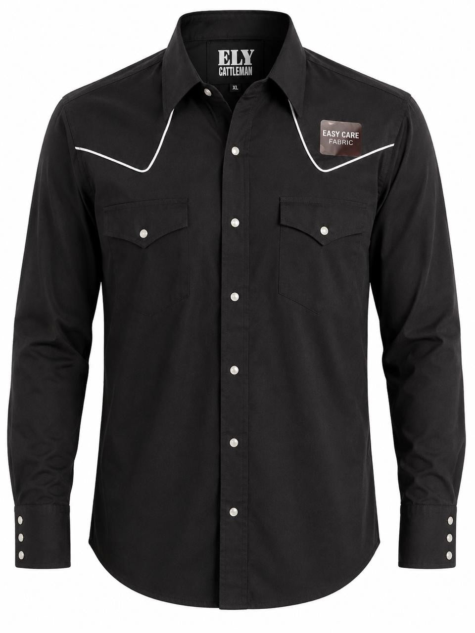 CAMISA CABALLERO ELY CATTLEMAN NEGRO S