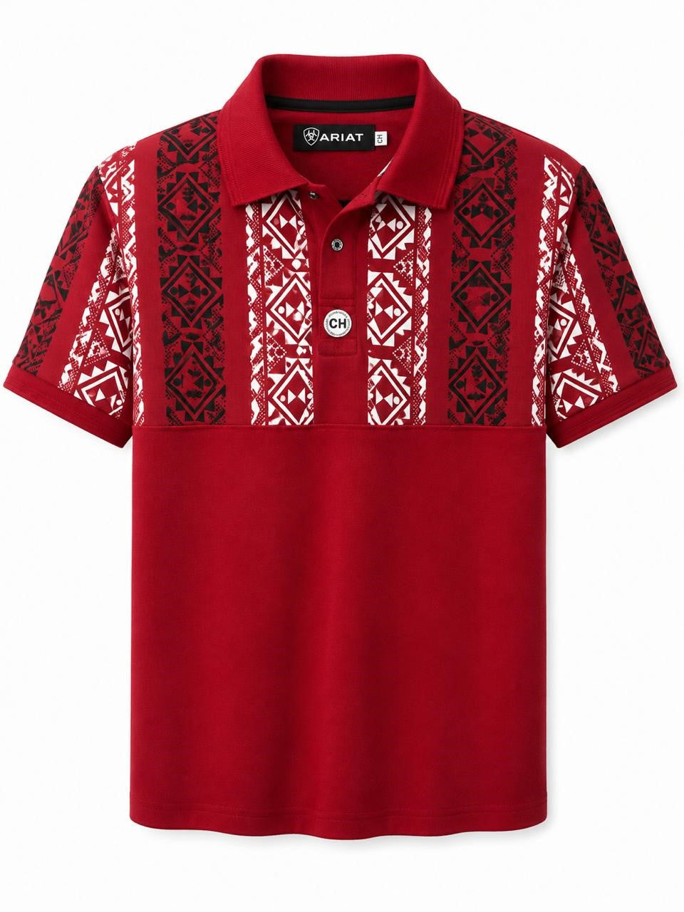 PLAYERA ARIAT CAB GUINDA CH