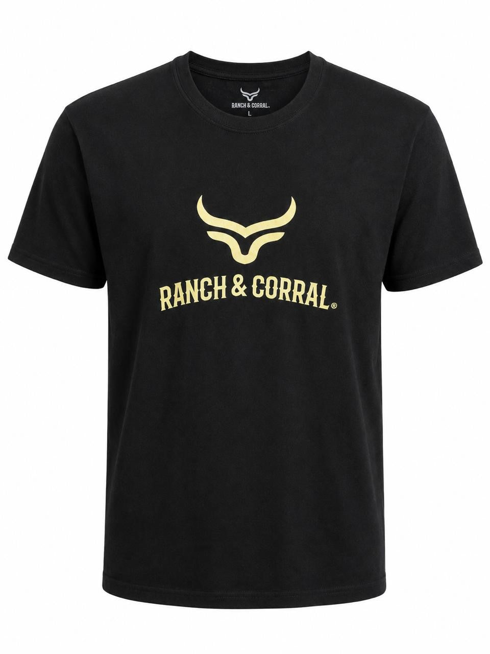 PLAYERA RANCH CORRAL CAB NEGRA S