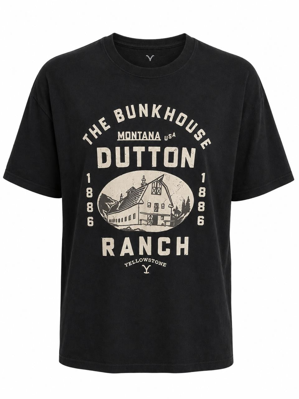 PLAYERA DUTTON RANCH CREMA CAB S