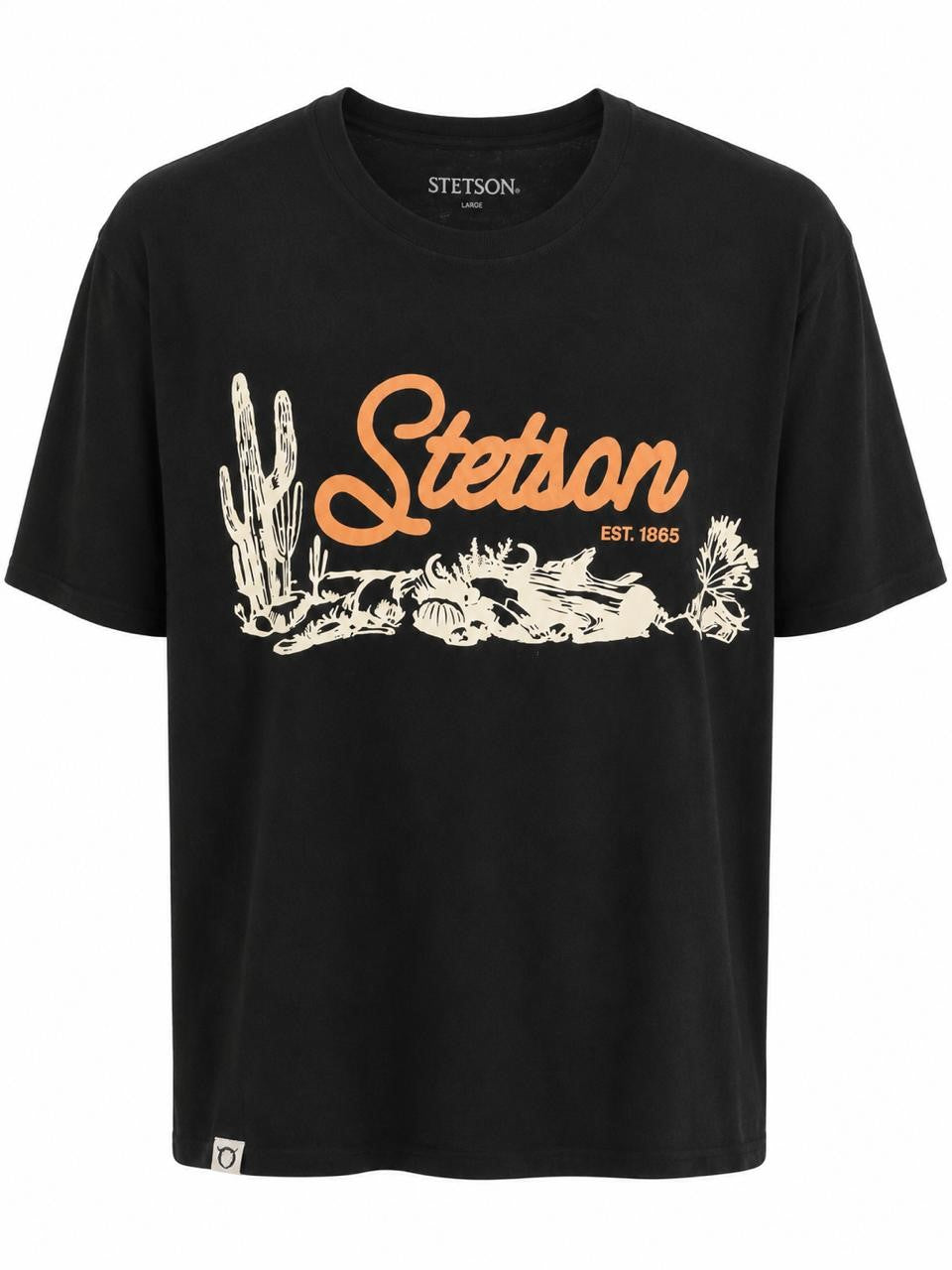 PLAYERA STETSON CAB NARANJA S
