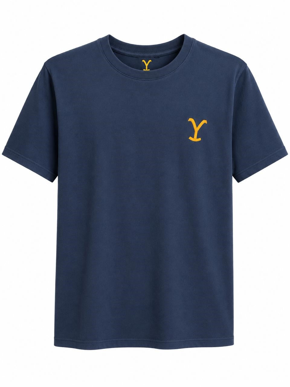 PLAYERA YELLOWSTONE CAB AZUL CH