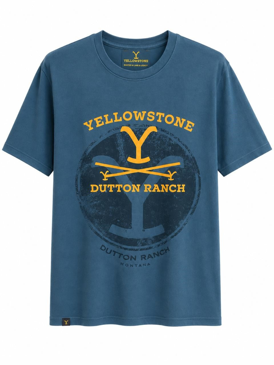 PLAYERA YELLOWSTONE CAB AZULVERDE