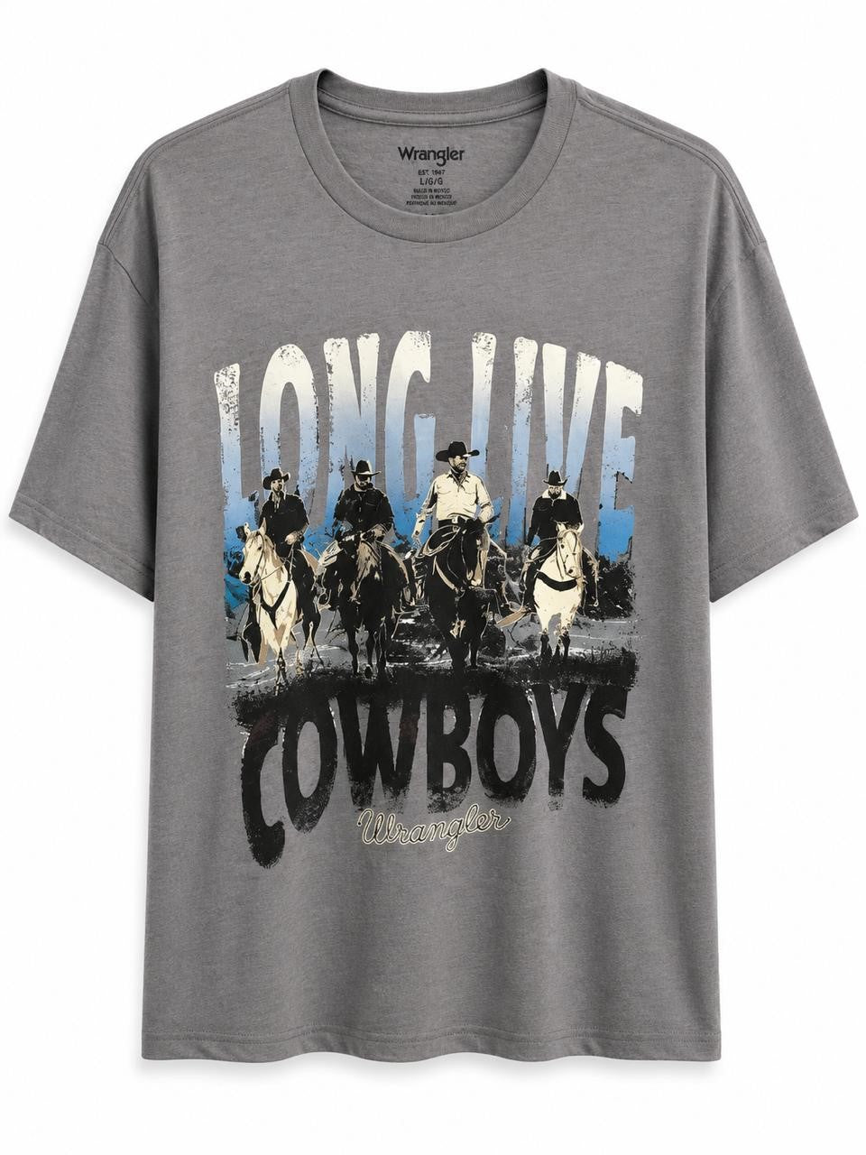 PLAYERA WRANGLER CAB GRIS S
