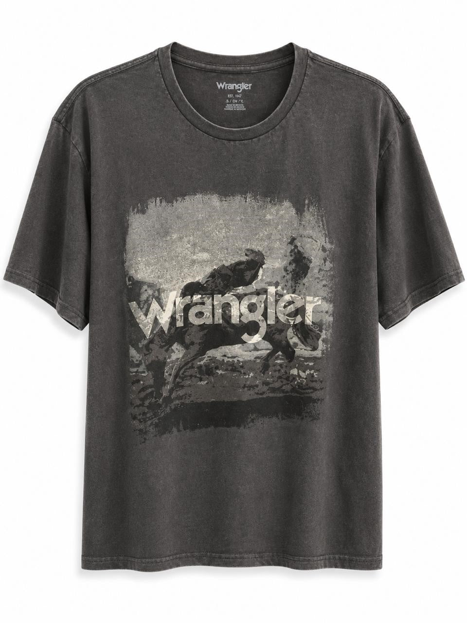 PLAYERA WRANGLER CAB GRIS XL