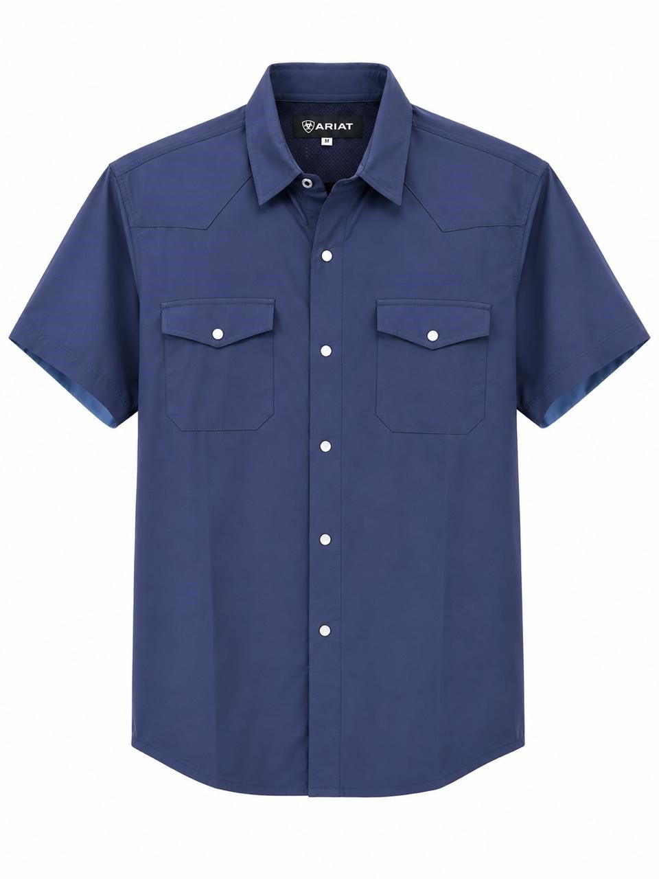 CAMISA CABALLERO ARIAT AZUL CH