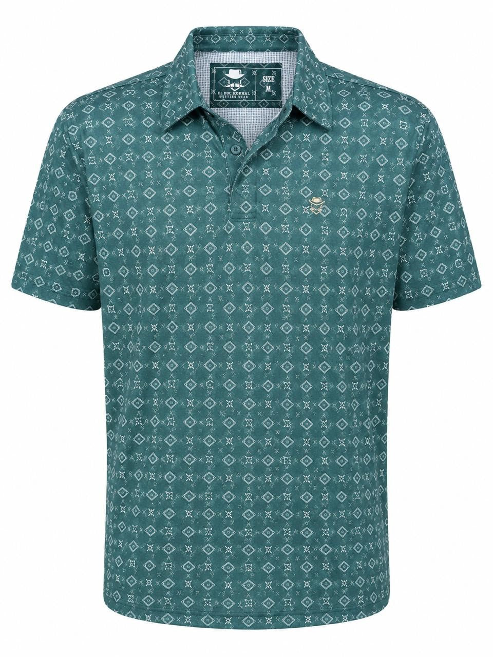 CAMISA CABALLER OK CORRAL VERDE M