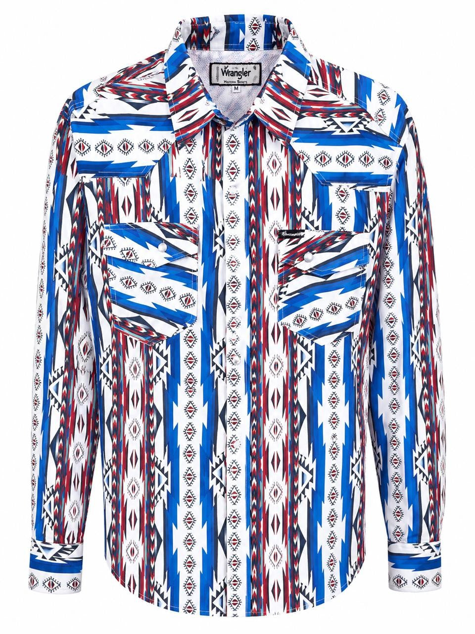 CAMISA WRANGLER CAB AZUL M