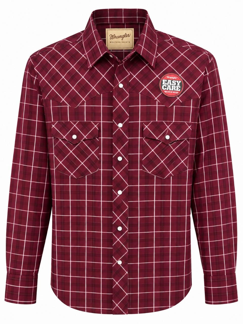 CAMISA WRANGLER CAB RAYAS ROJA 2XL