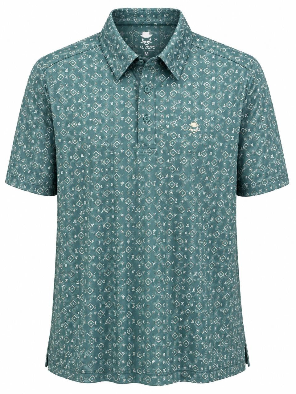 CAMISA CABALLER OK CORRAL VERDE S